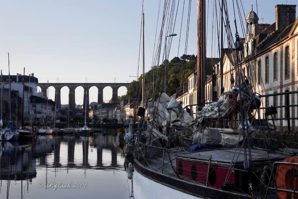 Logement Entier 50 M² Proche Centre Ville Morlaix Exterior foto